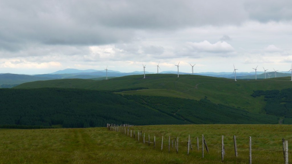 Criffel beyond Wether Hill, from benbrack