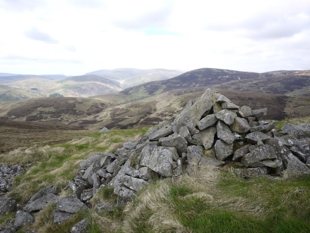 Cairn on Cauldstane Rig