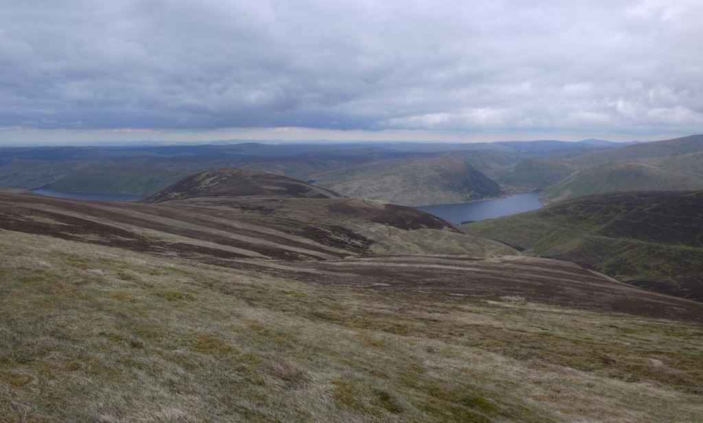 Clockmore and Pykestone Knowe from Black Doddy