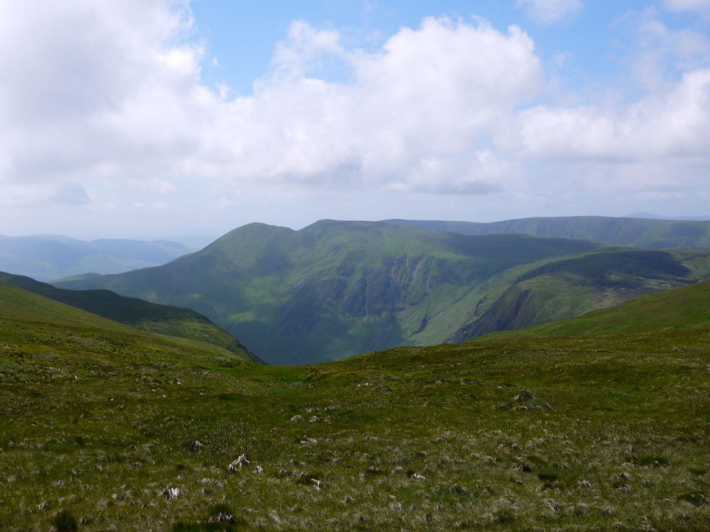 Saddle Yoke, from the col below White Coomb