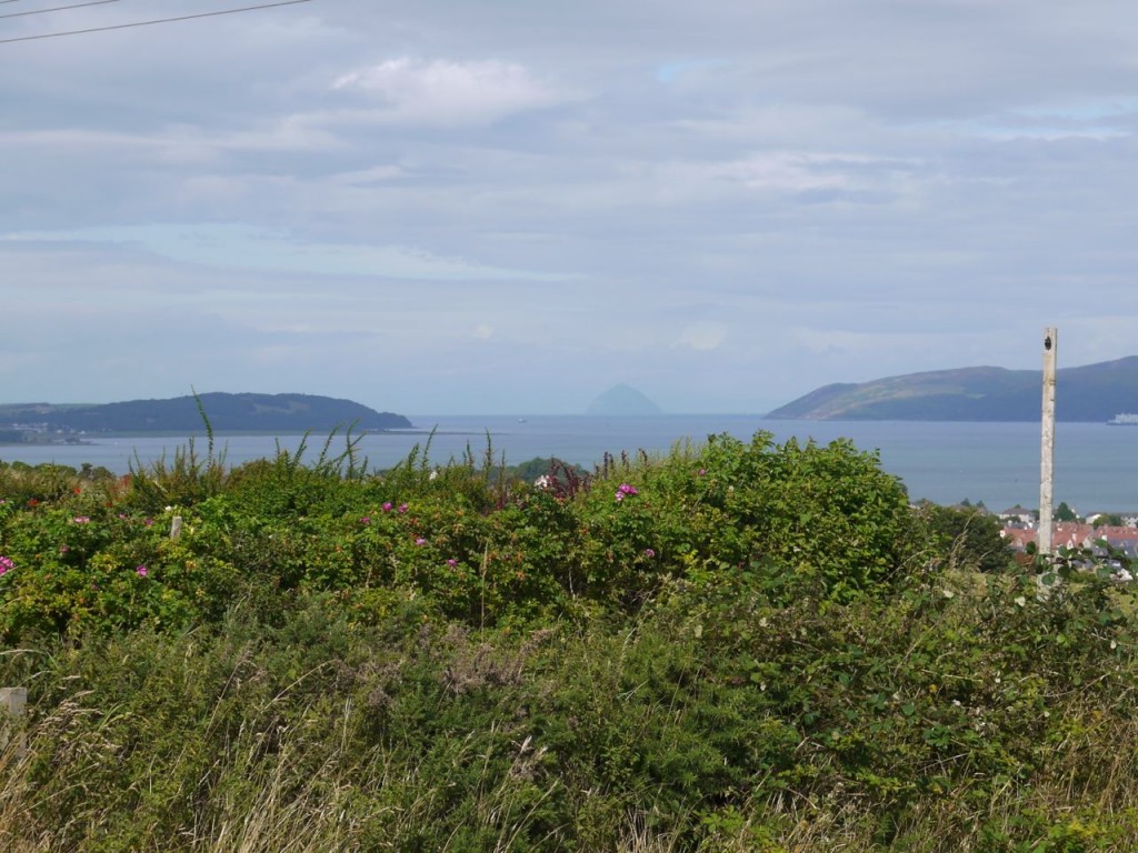 Ailsa Craig beyond Loch Ryan