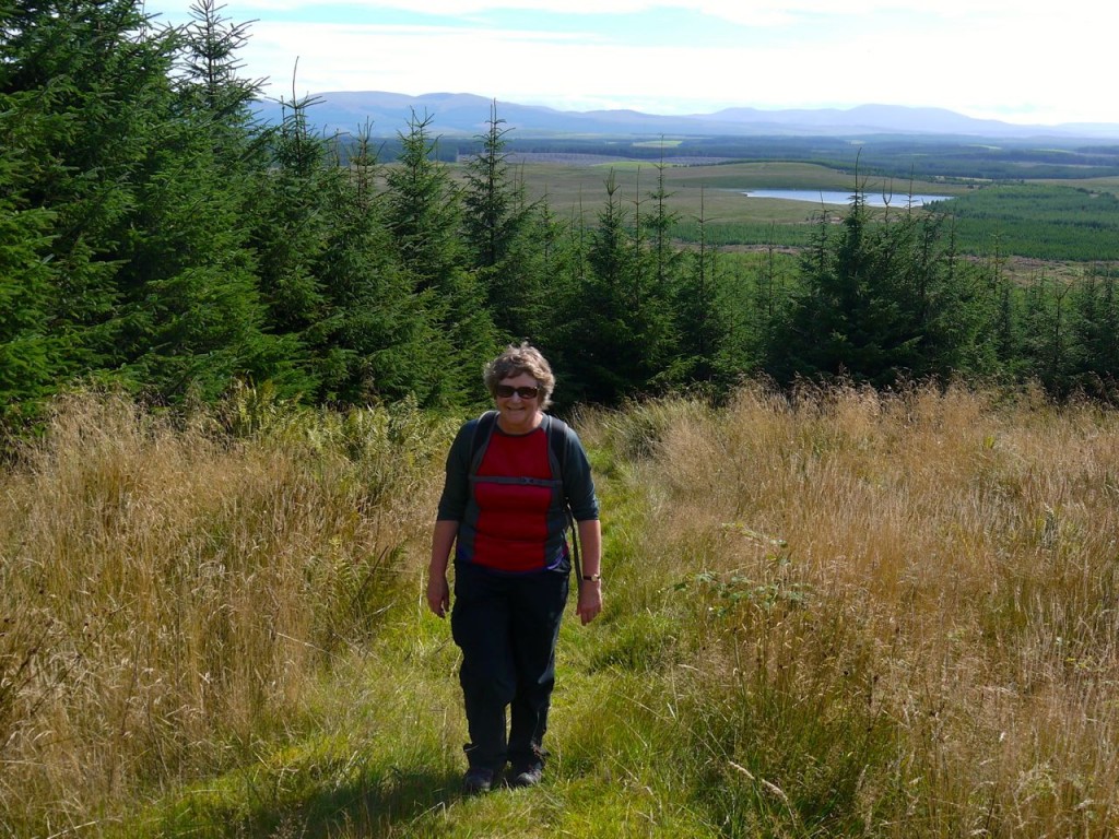 Audrey on Craig Airie Fell