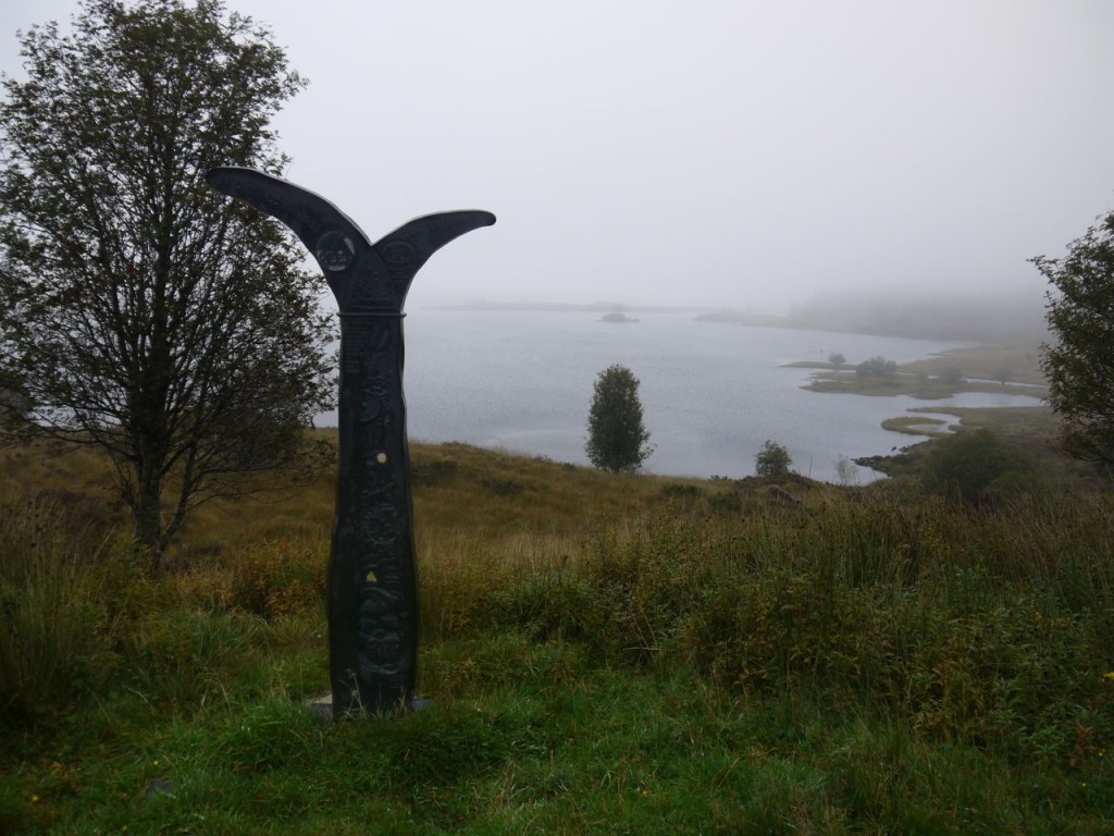 National Cycleway sign at Loch Dee